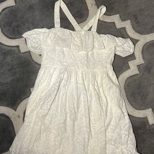 Madewell white cotton dress